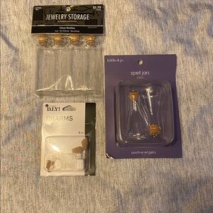 Hildie & Jo Glass Bottle Charms with Cork Stoppers and More NEW